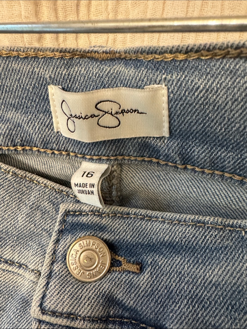 Jessica Simpson Light Blue Flare Jeans - Picture 3 of 6